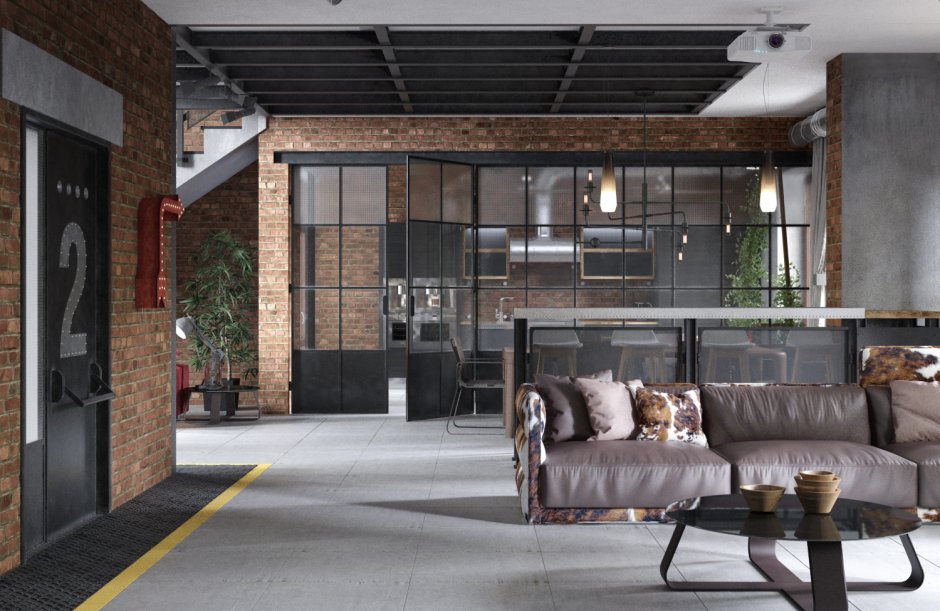 Лофт брутализм