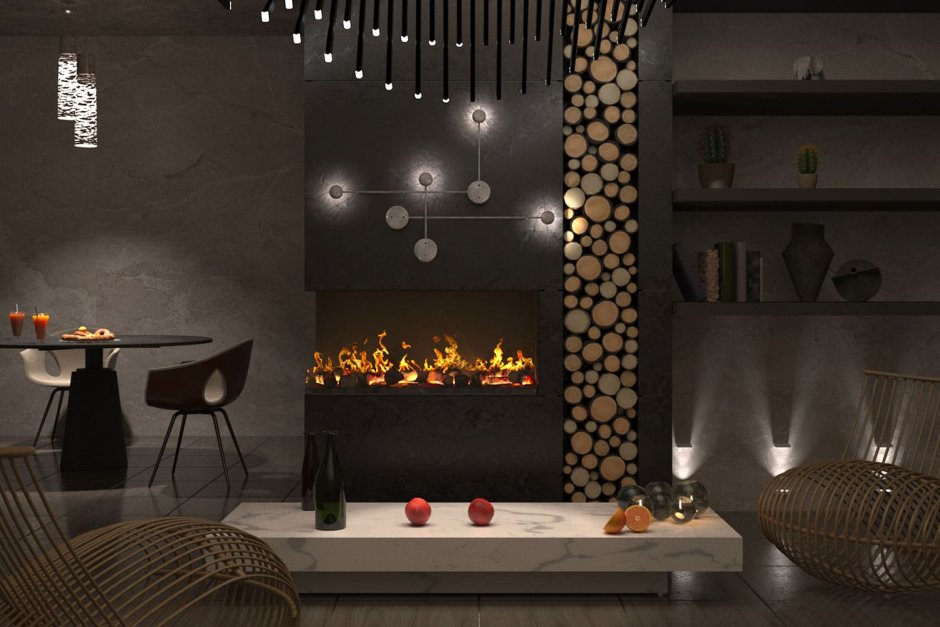 Электрический камин Electric Fireplace