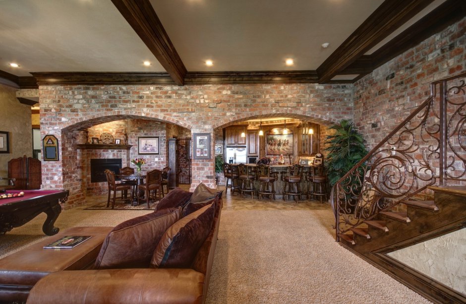 Интерьер ресторанов в подвале