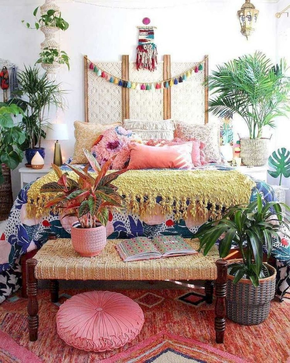 Cozy Bedroom Decor ideas Boho комната