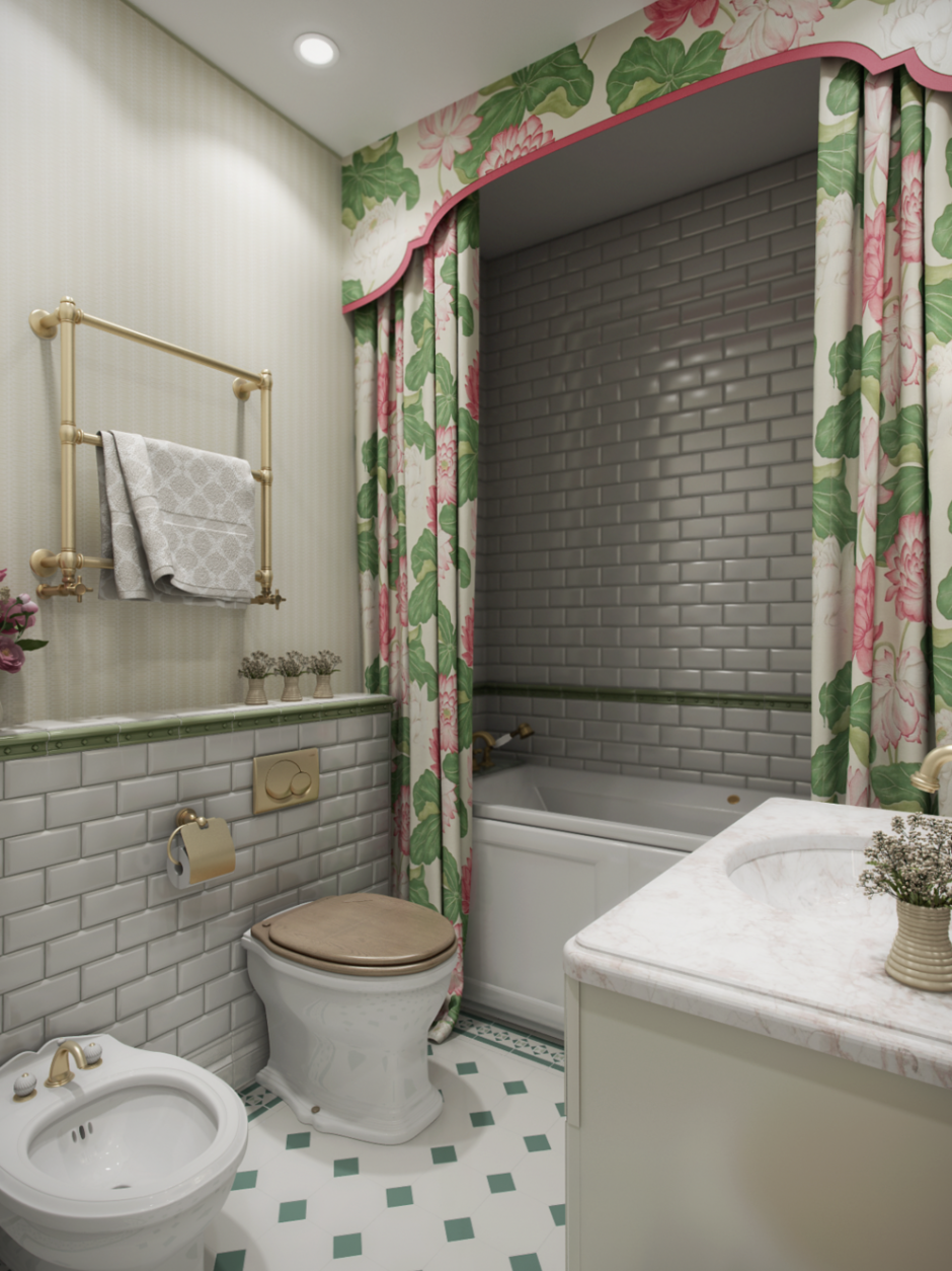 Современный интерьер ванной комнаты 2022