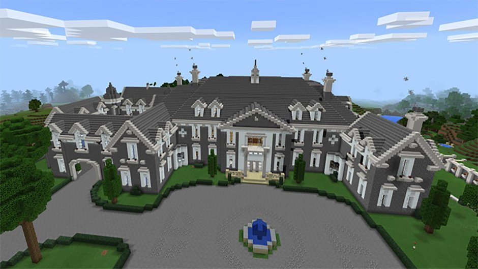Дом the Alpine Mansion майнкрафт
