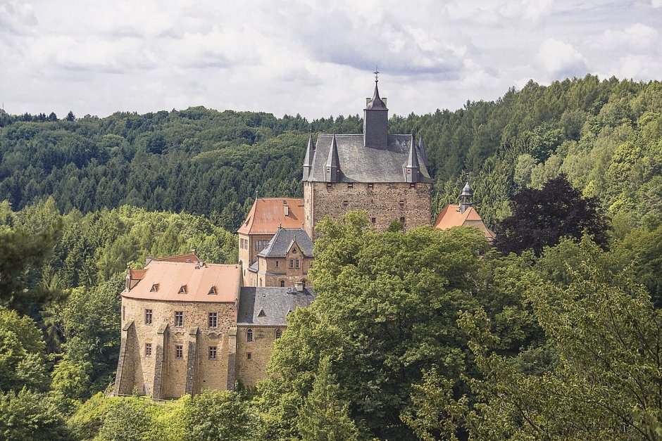 Замок Гнандштайн в Саксонии