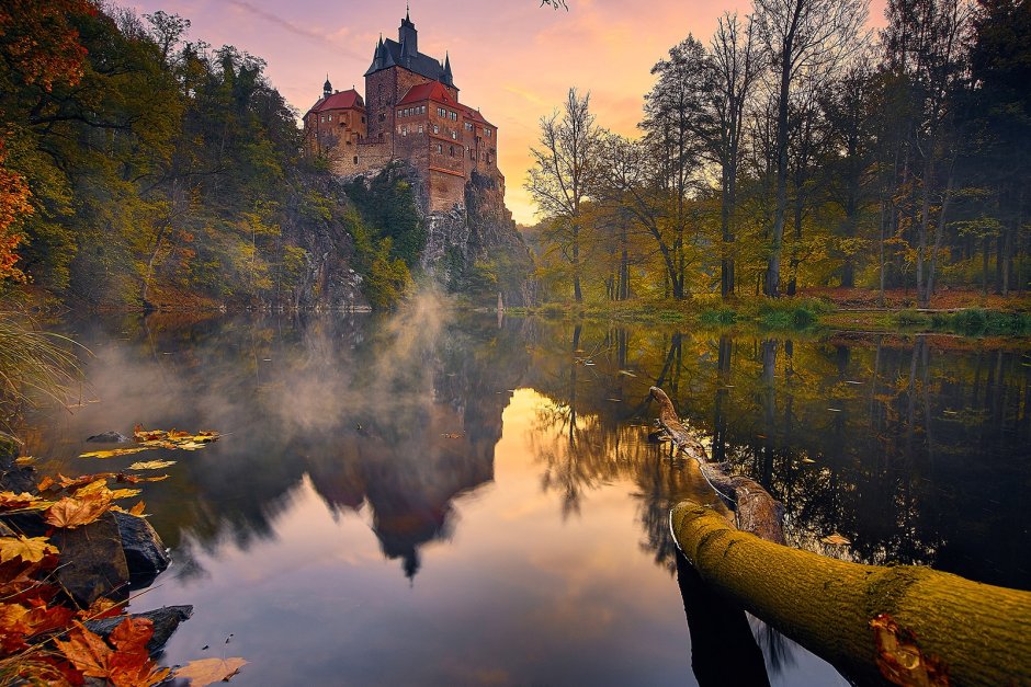 Рыцарский замок Крибштайн