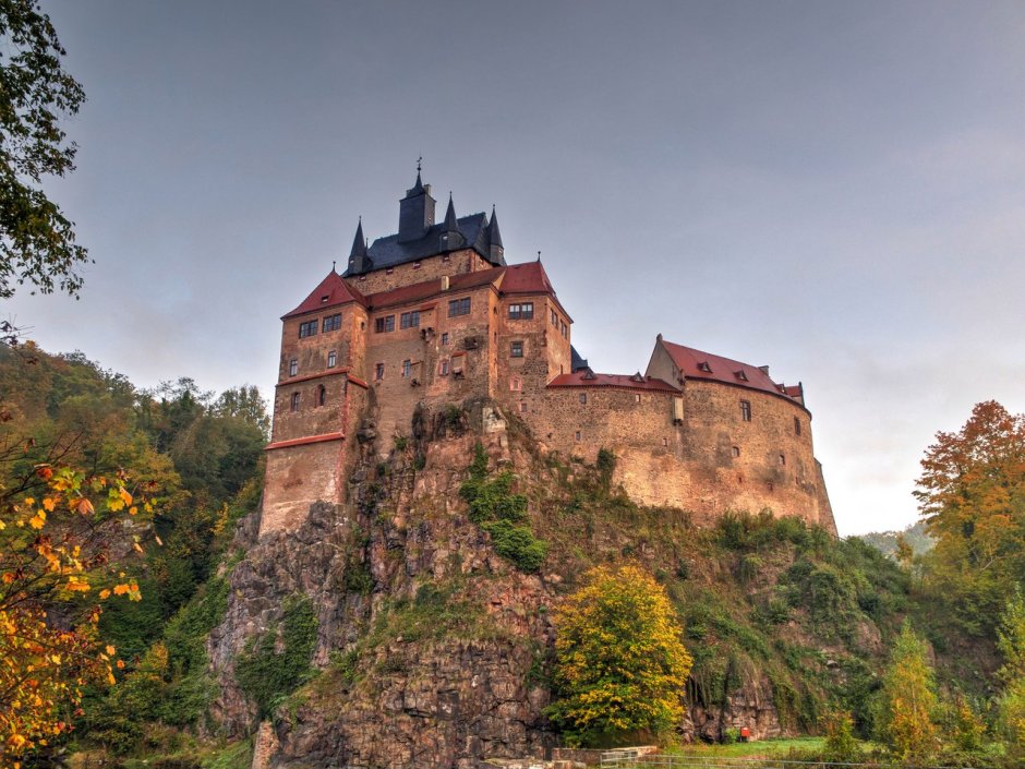 Рыцарский замок Крибштайн