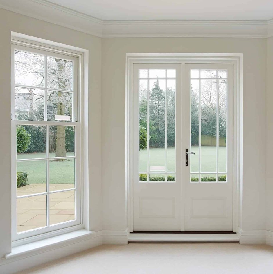 Французские двери VEKA