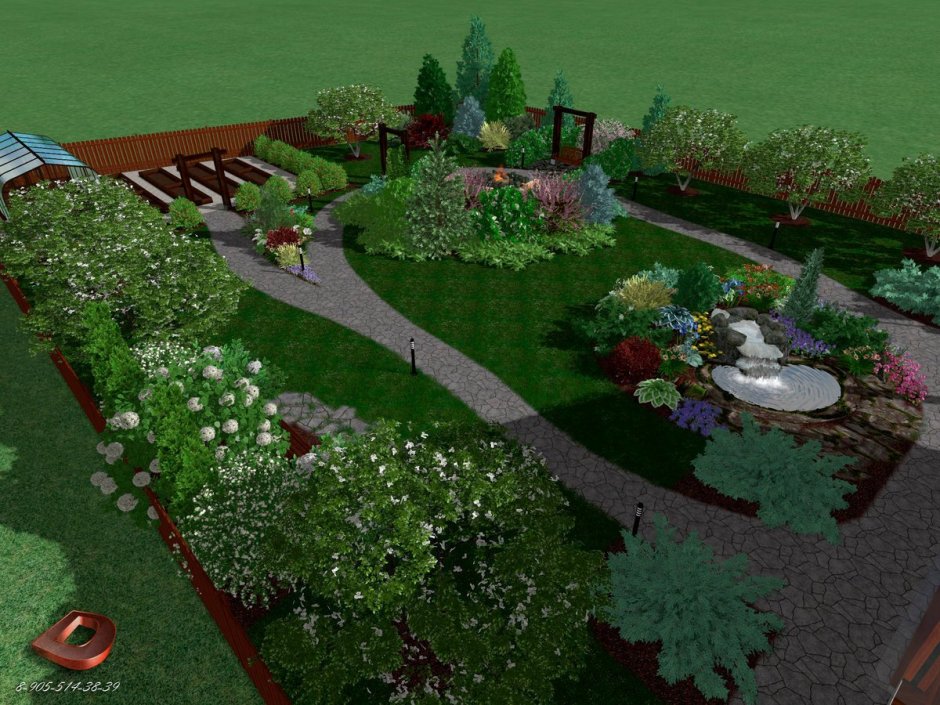Ландшафтные проекты для сада