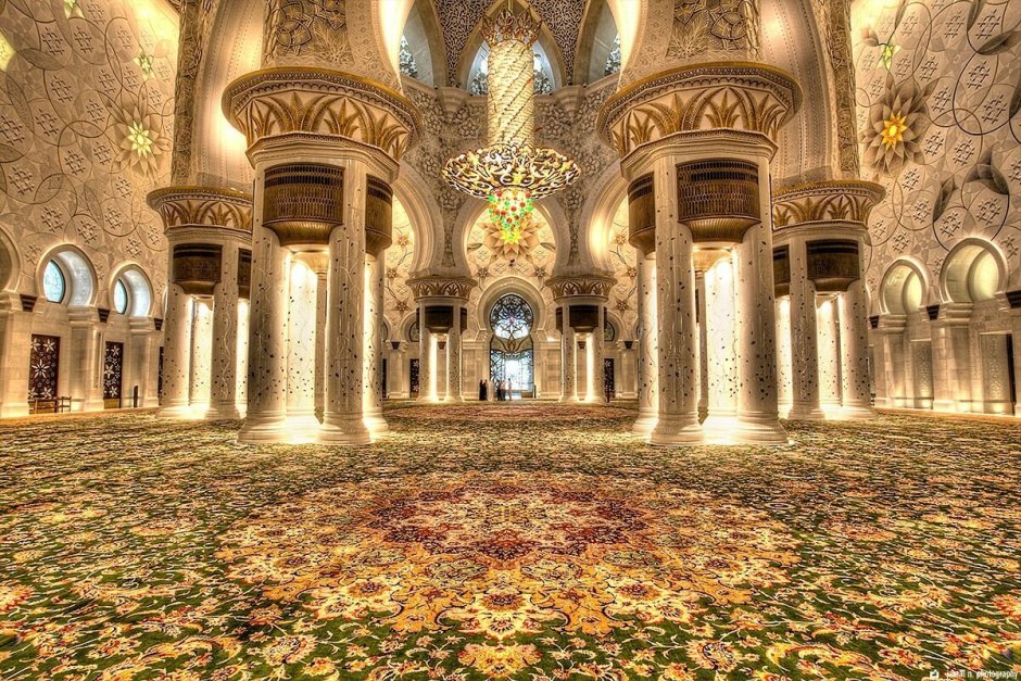 Мечеть шейха Зайда ковер