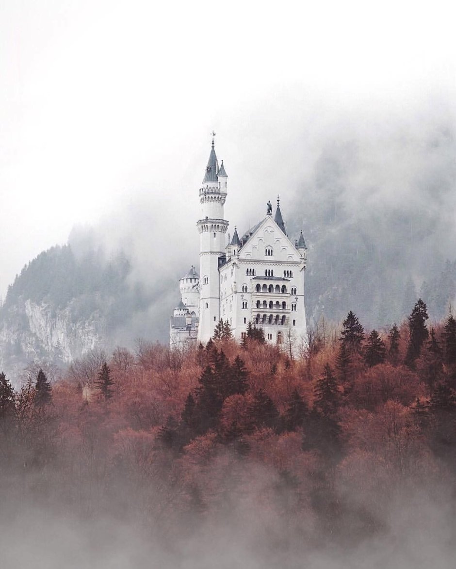 Дворец в тумане