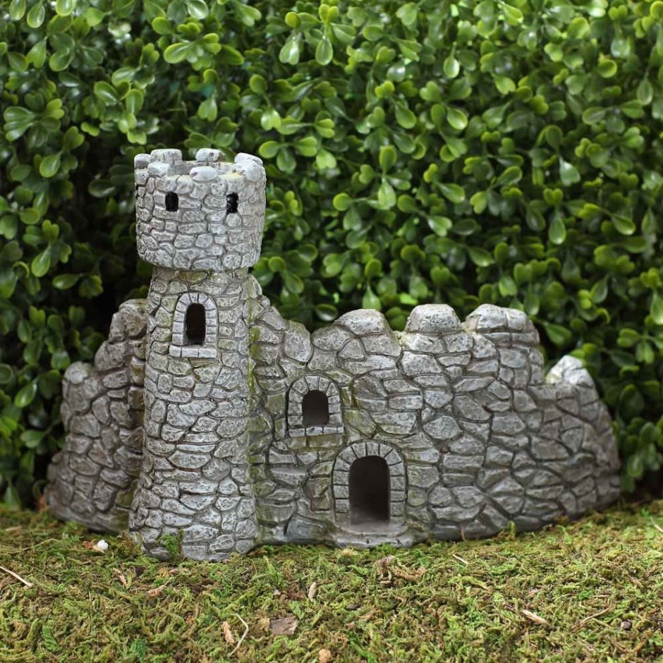 Как построить мини замок из камней на даче