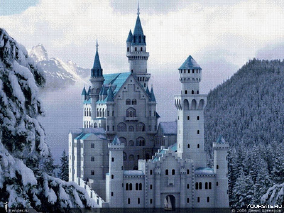 Стены старинного замка