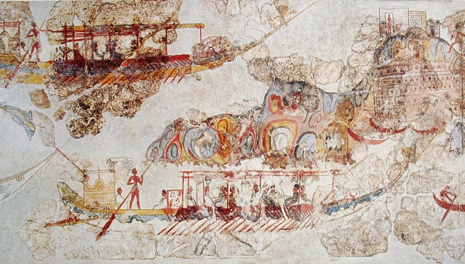 Акротири Санторини фрески