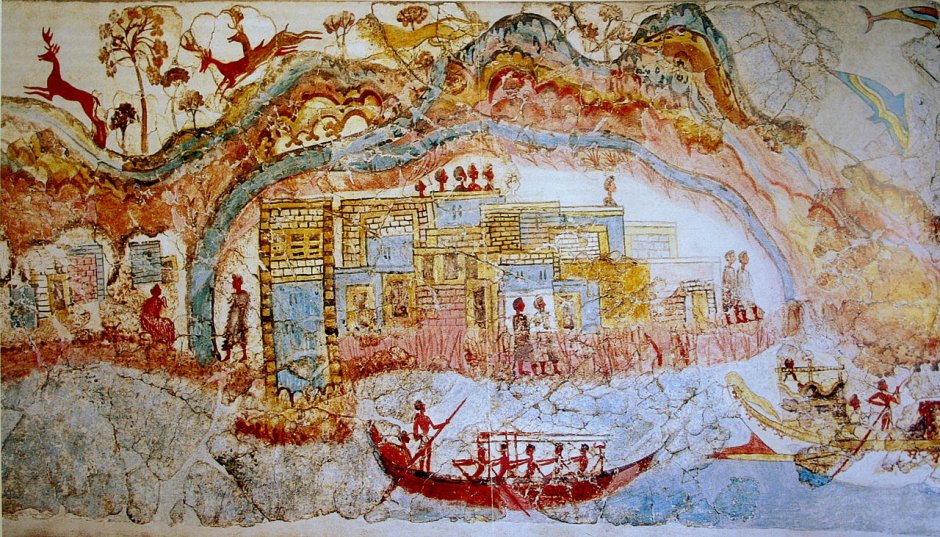Акротири Санторини фрески