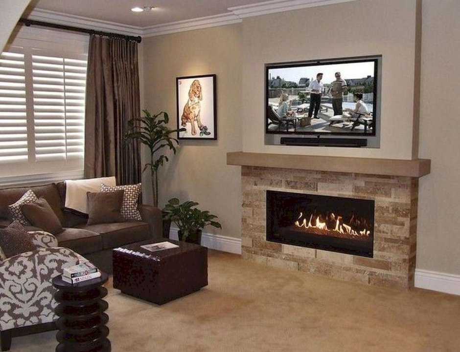 There is a White Fireplace
