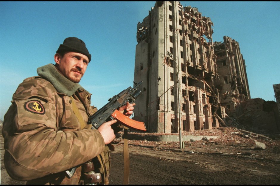 Дворец Дудаева Грозный 1995