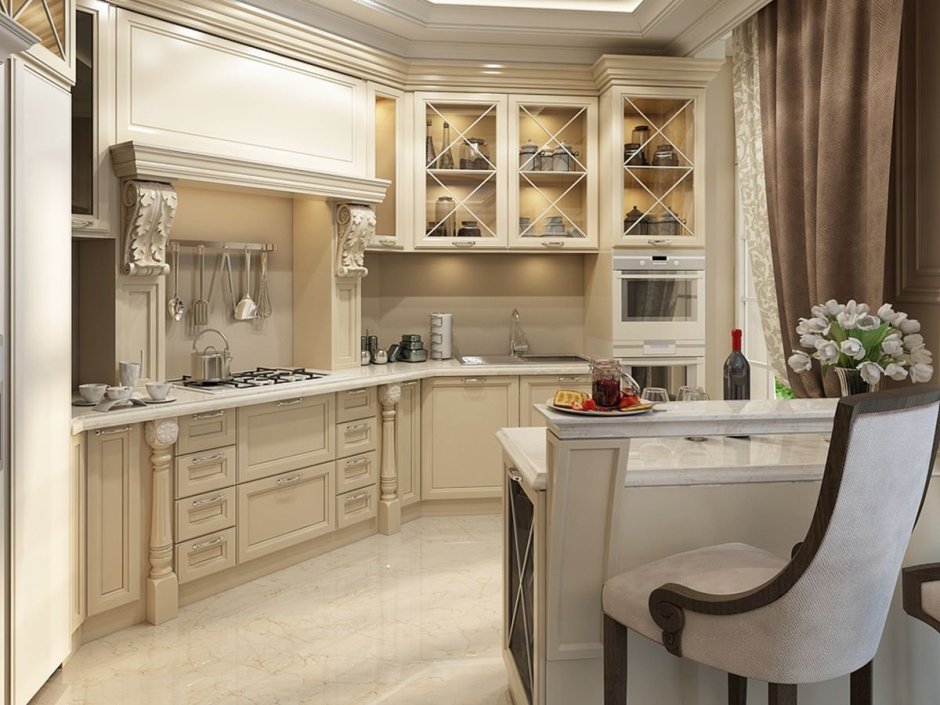 Классические кухни в современном стиле