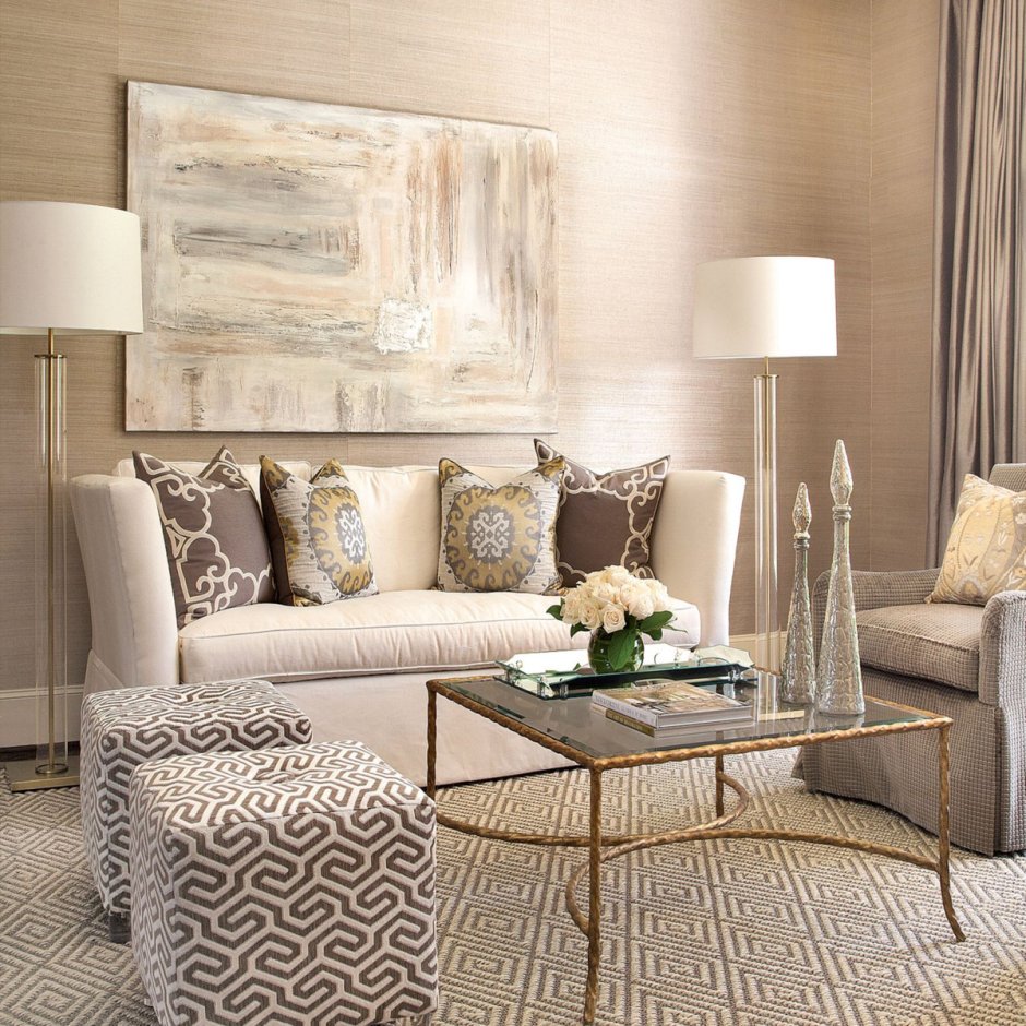 Интерьер в бежевых тонах