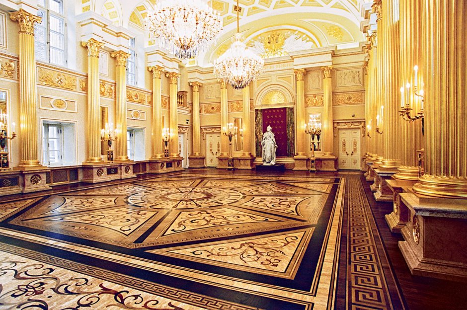 Царицыно Екатерининский зал большого дворца