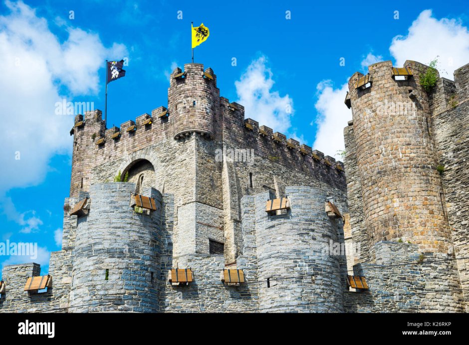 Замок графов Фландрии гильотина