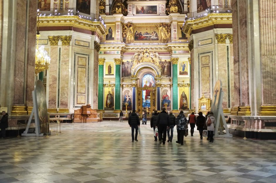 Казанский собор в Санкт-Петербурге внутри