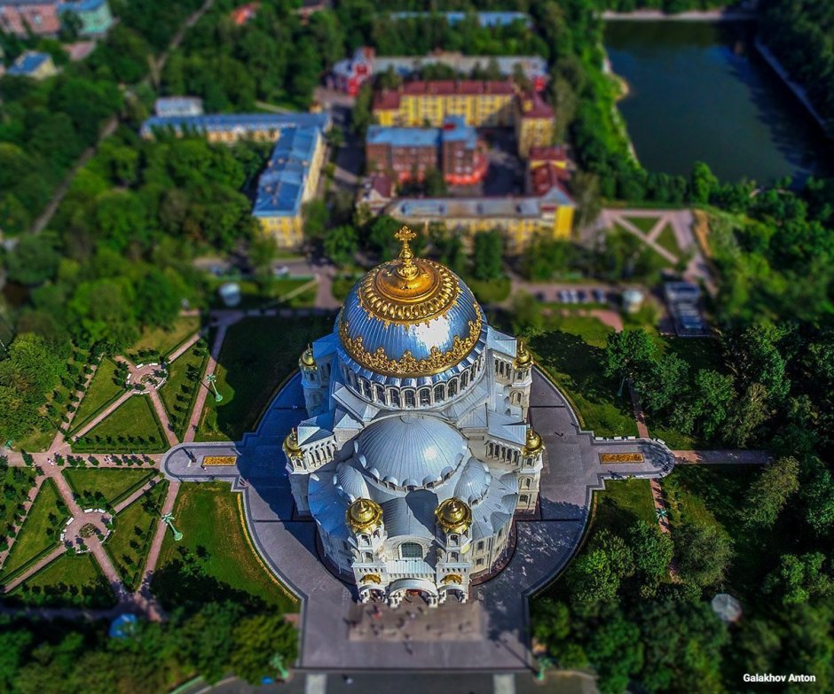 Никольский морской собор в Санкт-Петербурге сверху