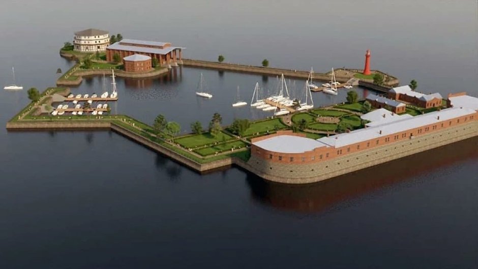 Форт Кроншлот в Кронштадте