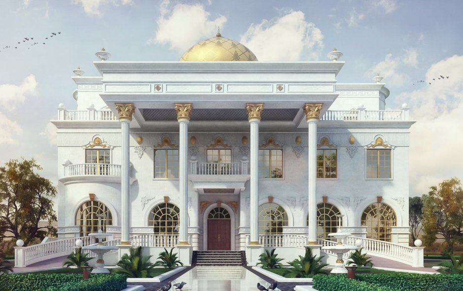 Antonovich Design спальня Королевский стиль