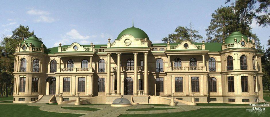 Барские особняки в стиле Ампир 19 века Россия