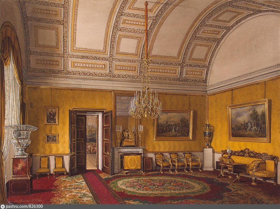Эдуард Петрович ГАУ (1807-1887) - интерьеры дворца.