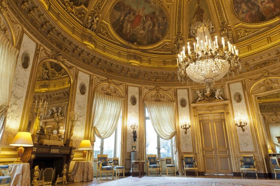 Елисейский дворец Париж внутри