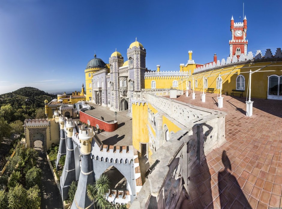 Дворец пена Синтра Португалия фото