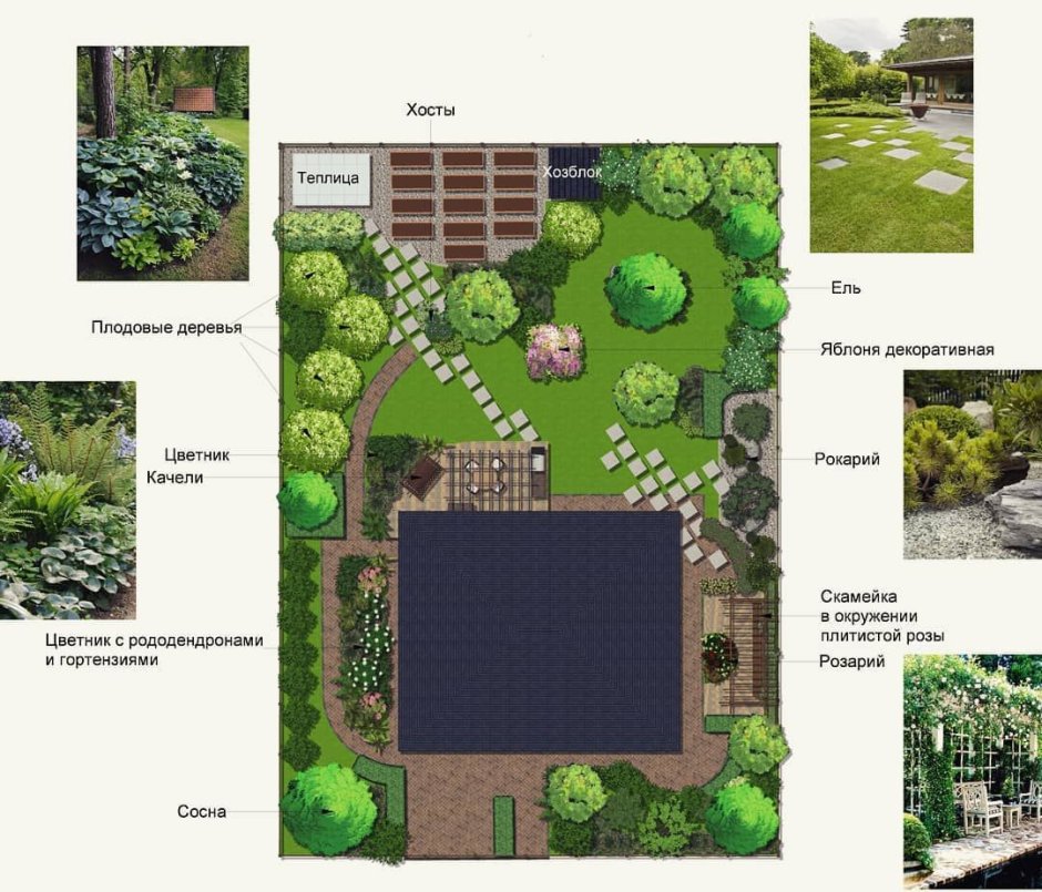 Дендроплан в realtime Landscaping Architect