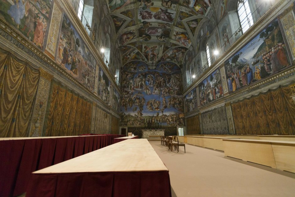 Страшный суд Микеланджело в Сикстинской капелле