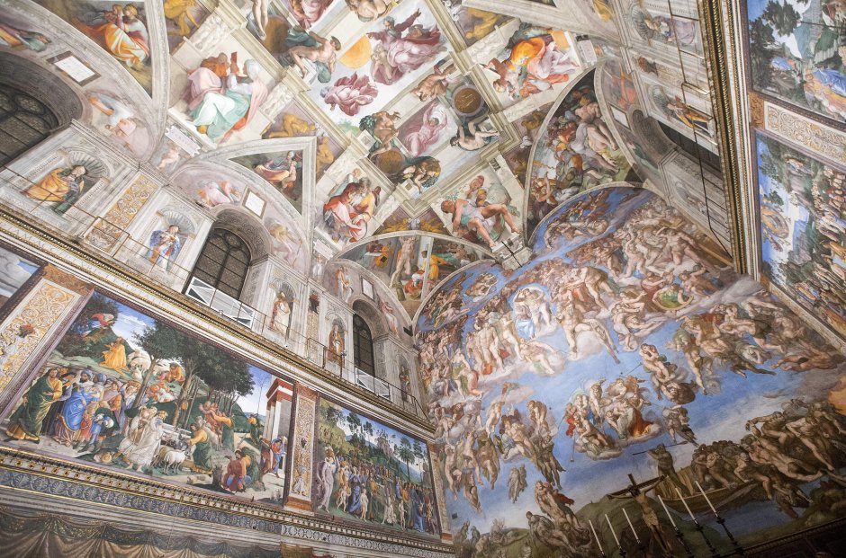 Микеланджело потолок Сикстинской капеллы. 1508—