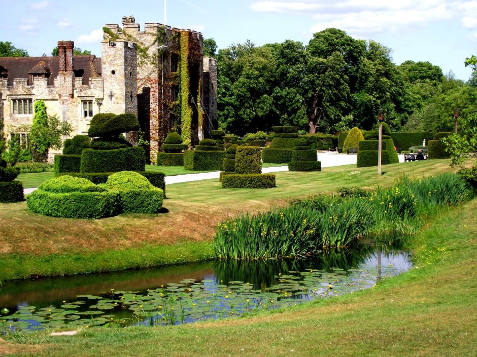 Великолепные сады замок Хивер