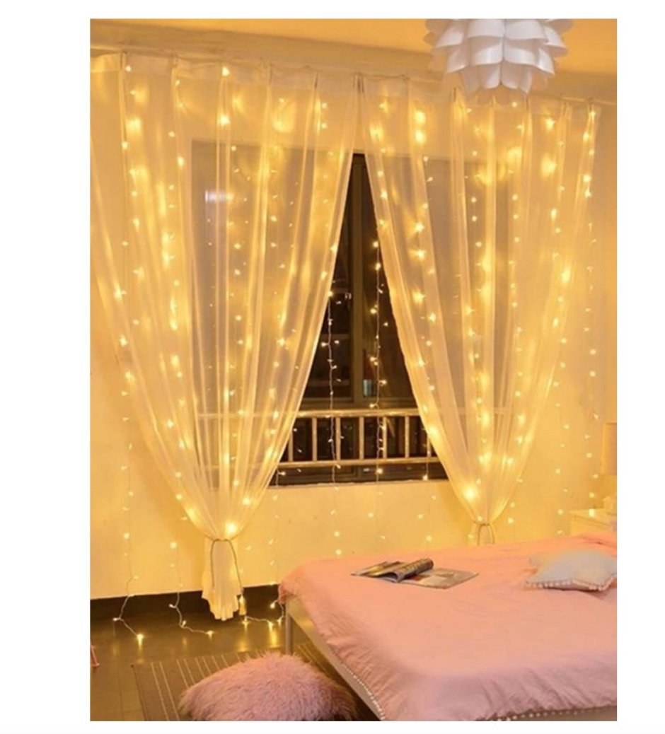 Гирлянда штора Curtain Lights 3*3