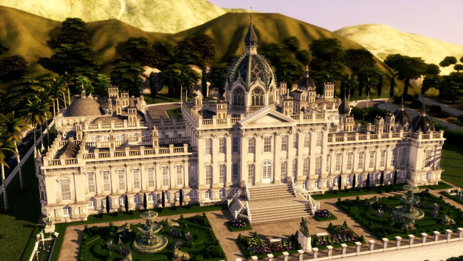 SIMS 4 дворец
