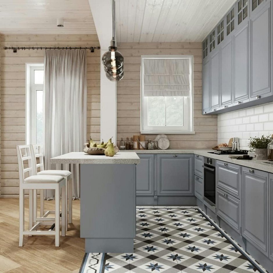 Tikkurila зеленый имитация бруса