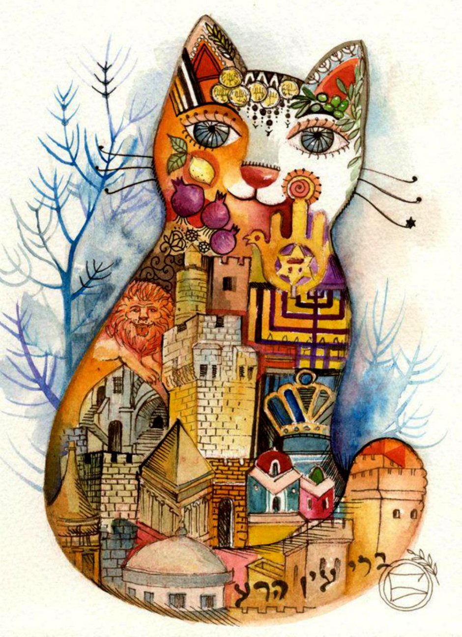 Дизайн с котиками