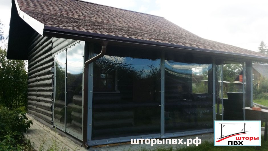 Мягкие шторы ПВХ для беседок