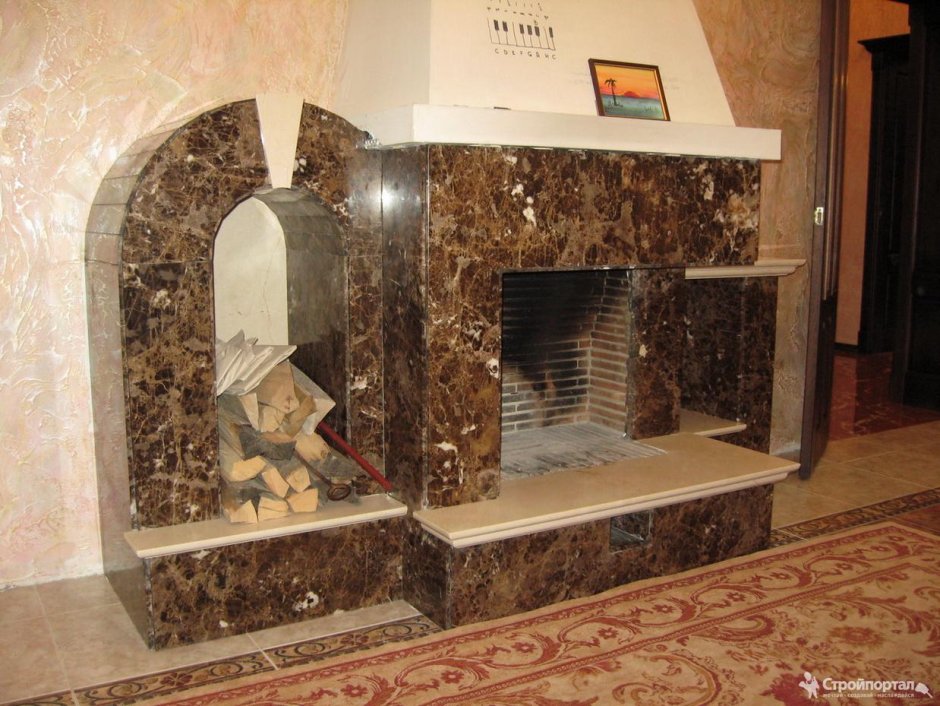 Тасос мраморные камины