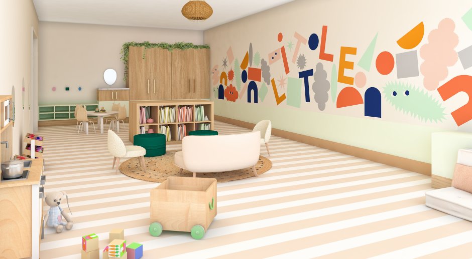 Фотообои для детской комнаты в скандинавском стиле