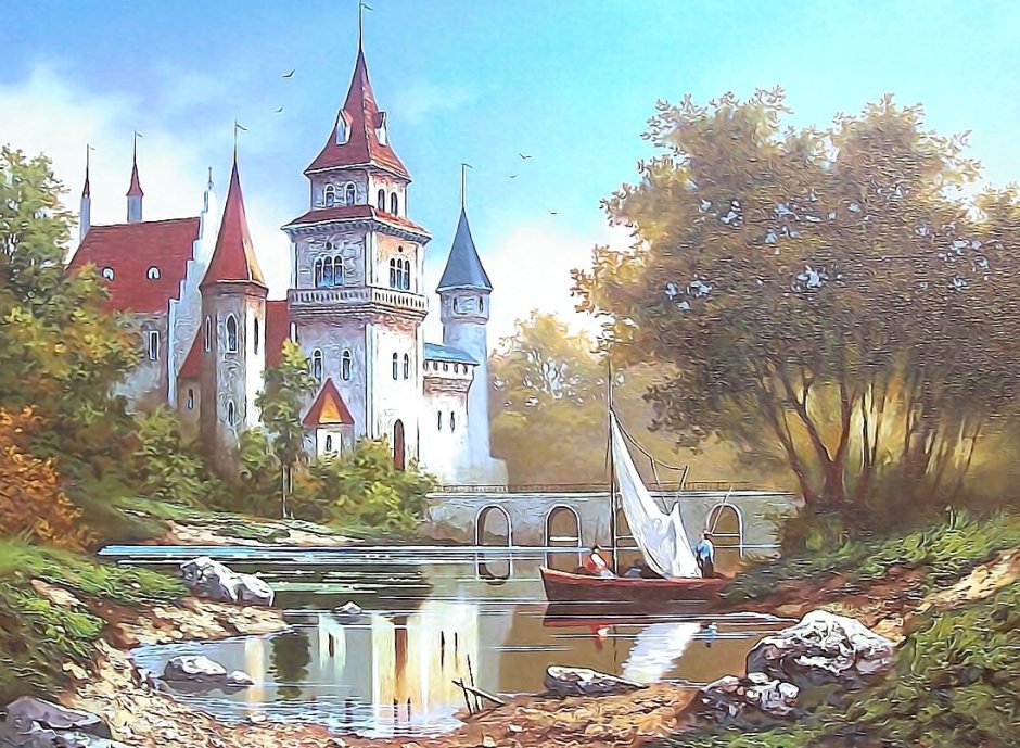 Замок Дисней модель
