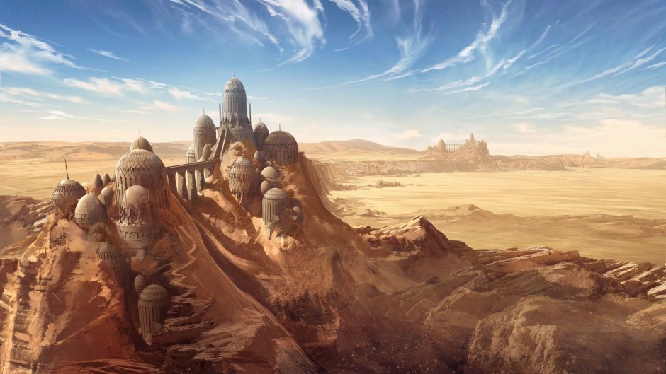 Планета Арракис концепты пустыни