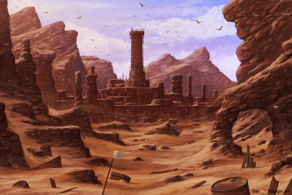 Руины в пустыне