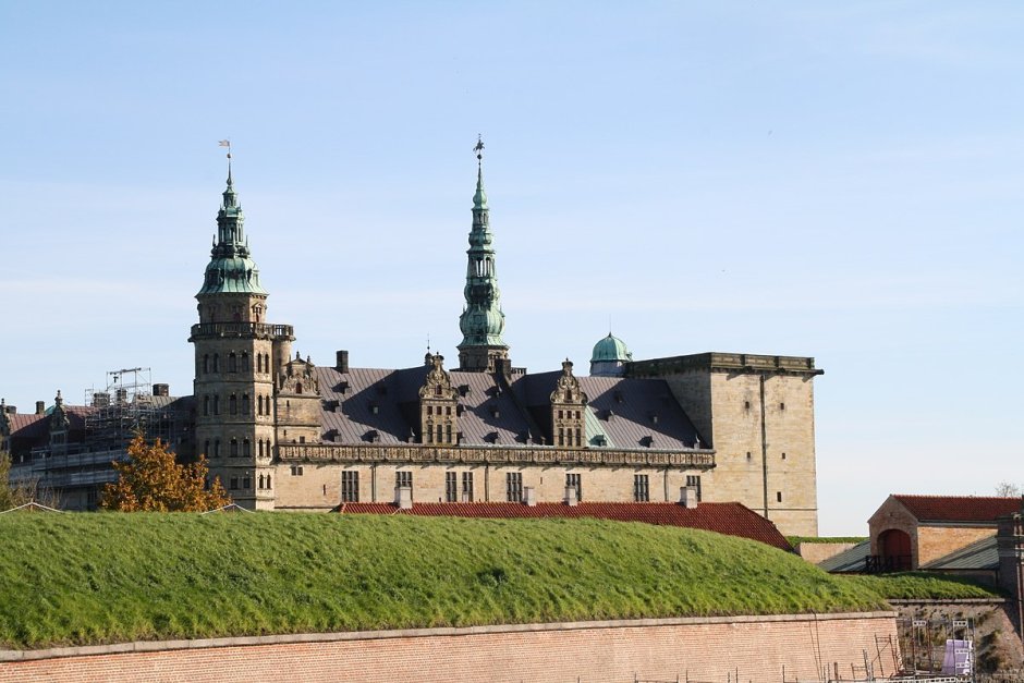 Замок Кронборг флаг