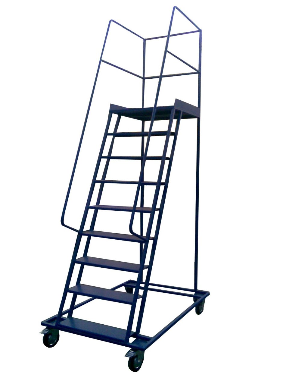 Лестница на колесиках с площадкой ЛСП-1.5