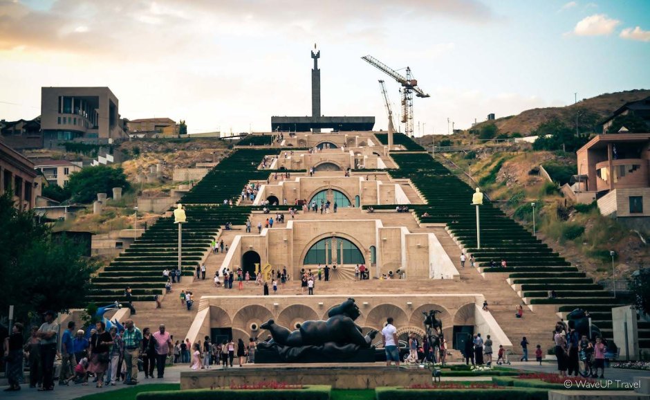 Армения большой Каскад в Ереване