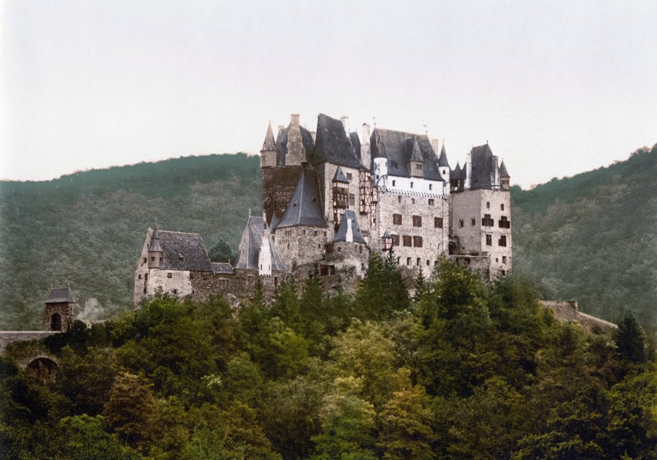 Германия замок замок Эльц