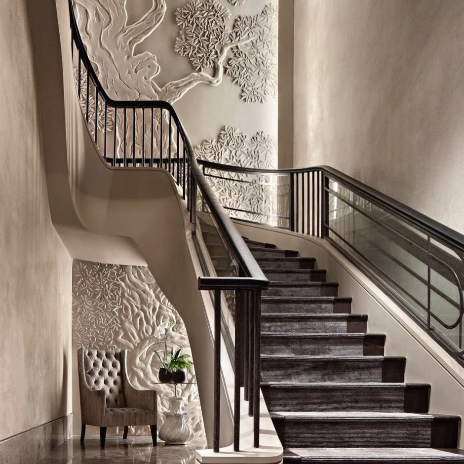 Красивые современные лестницы